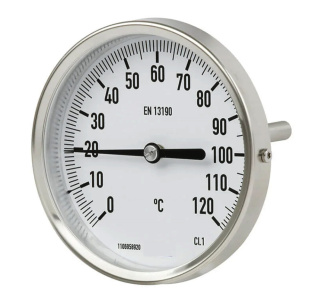 Bimetalicky thermometer 63mm 0 - 120°C